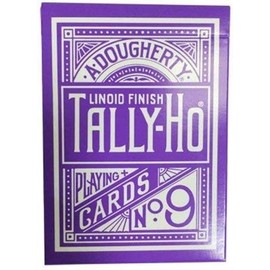 Playing Cards Tally-HO Reverse Circle Back Purple