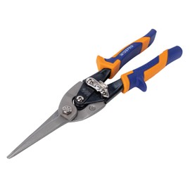 WISEPRO 10”/ 12” Aviation Snips (Straight/Left/Right), Compound Action Metal Cutter, Heavy Duty Tin Cutting Shears