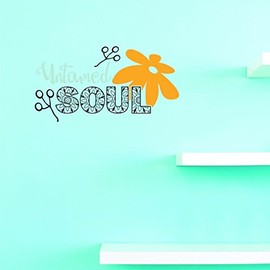 Decals - Untamed Soul Wall Art Size 20 Inches X 40 Inches