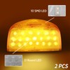 2Pcs Turn Signal Fit for Peterbilt,31 LED Triangle Amber Peterbilt
