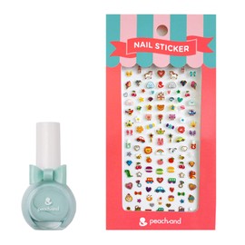 Peachand Princess Nail Color, For Kids, Manicure, Nail Stickers, Nail Sticker Set, Mint, Safety Ingredients, Kids Cosmetics, Present, Children's Makeup, Popular, Stylish, Children's Cosmetics, Cute