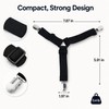 4-Piece Bed Sheet Grippers for Secure Sheet Fit - Adjustable