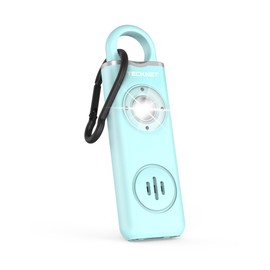 TECKNET Rechargeable Personal Safety Alarm for Women, 130dB Self Defense Keychain Alarm with SOS Strobe Light, Low Battery Notice, Personal Alarm Loud Siren Safety Keychain for Girls Kids Elderly