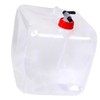 Sosoport 15l Camping Portable Water Bucket Collapsible and Lightweight Spigot