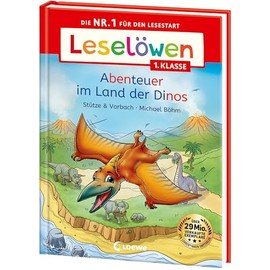 Leselöwen 1. Klasse - Abenteuer im Land der Dinos: Die Nr. 1 für den Lesestart - Mit Leselernschrift ABeZeh - Erstlesebuch für Kinder ab 6 Jahren