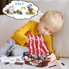 Finebely 3in1 Pirate Ship Building Set with Treasure Island, Toy