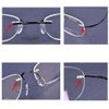 Rimless Glasses Accessories Double Rubber Plug Eyeglass Repair Kits (1.5mm