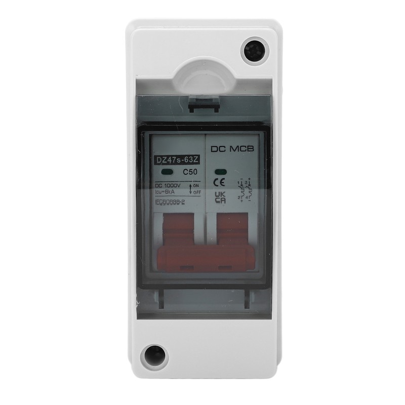 DC Circuit Breaker 2P 50A Miniature Isolator Switch IP65 Waterproof