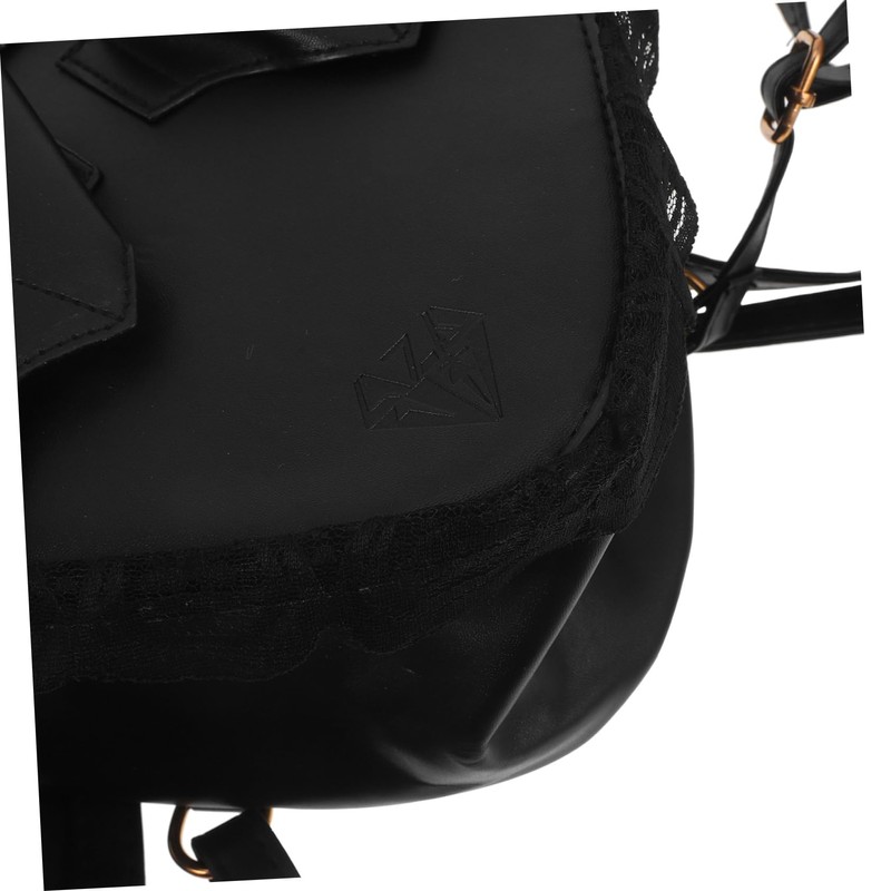Sosoport Bat Swing Backpack Leather Satchel Fashionable Bat Design Comfortable