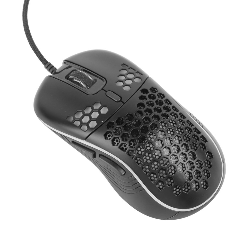 Wired Mouse Lightweight Hollow Out Ergonomic Optical Sensor USB Computer