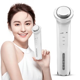 Peipai Facial Beauty Device, Ultrasonic Facial Beauty Device, Multifunctional Facial Beauty Device, Ion Induction, Heat Care, Eye Care, 5 Adjustable Levels, Gift, Present