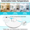 libtit Flush Mount Ceiling Light 12 inch, 3000K 4500K 6000K