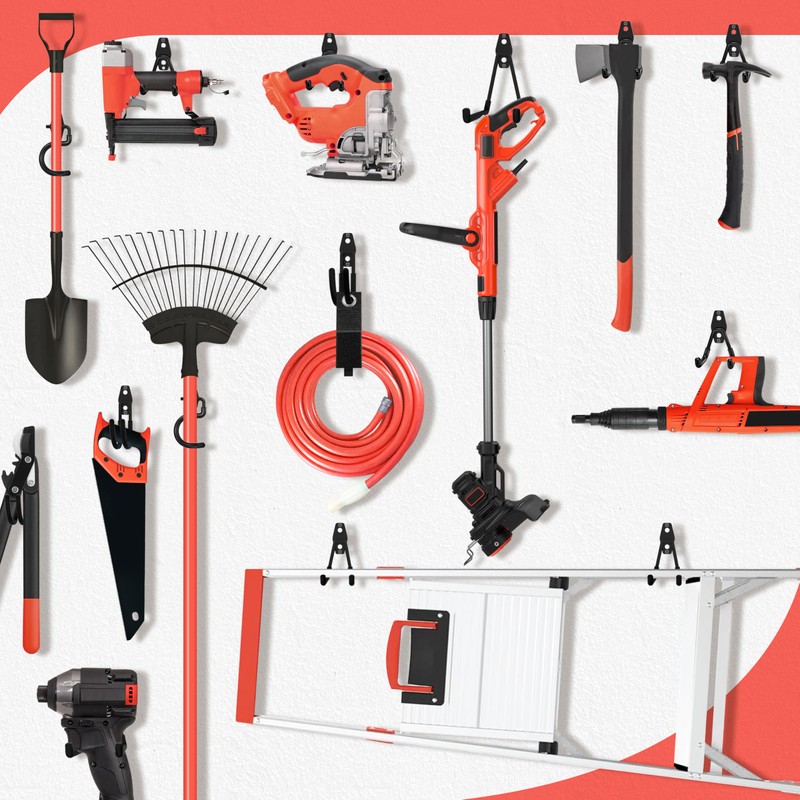 Kodreat 18 Pack Garage Hooks Heavy Duty - Anti-Slip Coating，