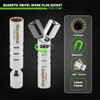 TecoTek 11Pcs 3/8" Drive Spark Plug Socket Set with Click