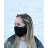 Reusable Black Polyester Face Covering | 2 Pack | Washable