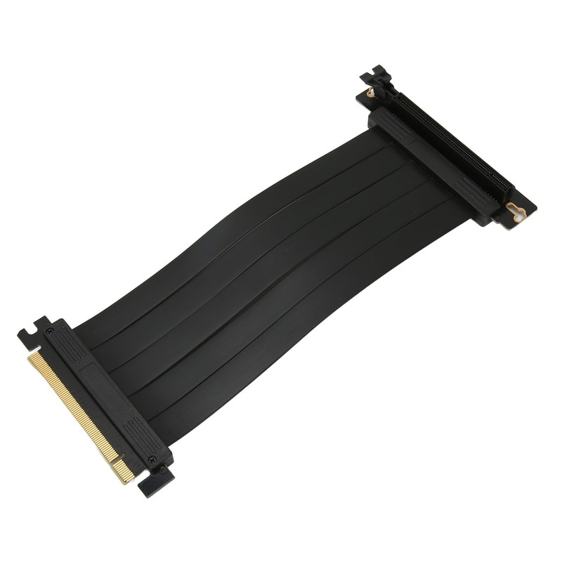 PCIE 3.0 16x Riser Cable High Speed Flexible 90 Degrees