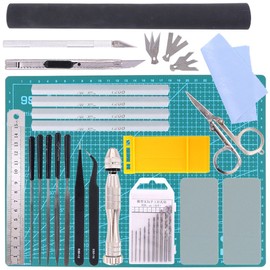 Swpeet 27Pcs Professional Gundam Model Tools, Perfect for Model Kit Building Beginner with Plastic Container