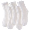 LINEMIN Womens Fuzzy Socks Cozy Fluffy Winter Warm Slipper Socks
