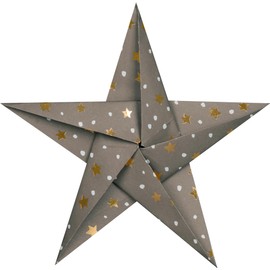 Heyda Stars Origami Paper Folding Set - Stone
