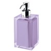 Gedy Bathroom Soap Dispenser, Resin, Purple (Lilac), 16.2 x 7 x 7 cm