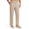 Libin Men's Imitation Linen Pants Beach Pants Lightweight Pants Casual