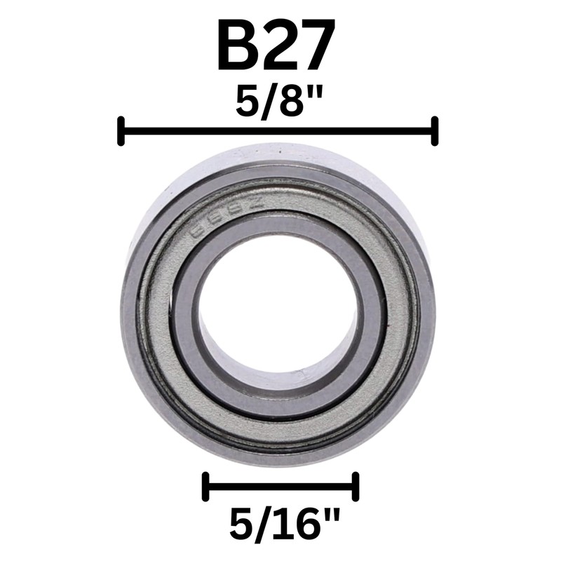 Whiteside B27 Ball Bearing: 5/8 Inch Outside Diameter, 5/16 Inch