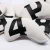 Colorful Iron Head Cover Set Neoprene Material for Iron (Gray