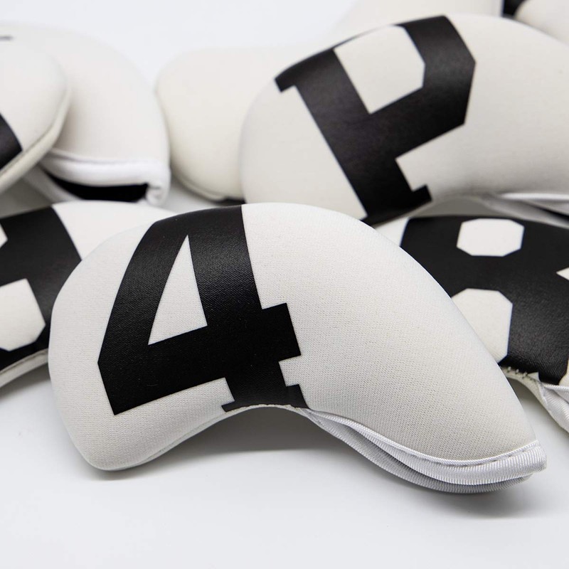 Colorful Iron Head Cover Set Neoprene Material for Iron (Gray