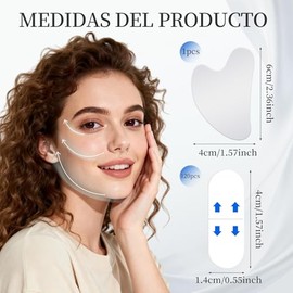 120 PCS Face Lift Tape para Rostro,1psc Tabletas de raspado facial. | Invisible Lifting Facials Parche para Estiramiento,levantar instantáneamente la 
