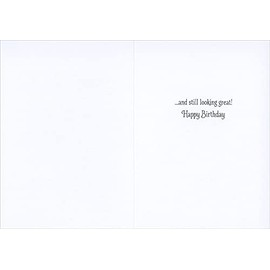 RSVP Birthday Greeting Card Rabbit Wearing Floral Headdress Funny/Humorous