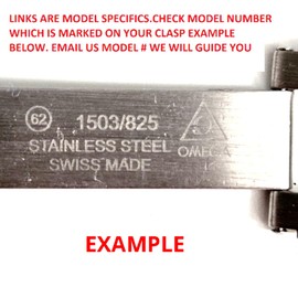 Ewatchparts 20mm Watch Link Compatible With Omega Seamaster Planet Ocean Watch 22mm Lugs Bracelet Steel