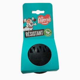 Aimé Dog Toy - Cronos Series - Toy for Dogs - Ball for Dogs - with a Container for Treats for Dogs - Vegetable and Natural - 8 cm - Toy Very Robust - Made in