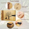 ZEEYUAN Photo Album for DIY Wooden 80 Pages 19 x