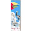 Mill Wood Art Anna Maria Island Pelican & Beach Umbrella
