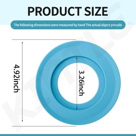 KINTLE Upgrade Dough Hook Shield Compatible with Kitchen Aid 4.5qt & 5qt Tilt Head Stand Mixers and Dough Hook, Easy Installation and Easy Cleaning, blue, MOCF-JBQLQ-2