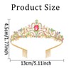 Jaciya Tiara Crowns for Women Princess Tiaras Multicolor Queen Crowns