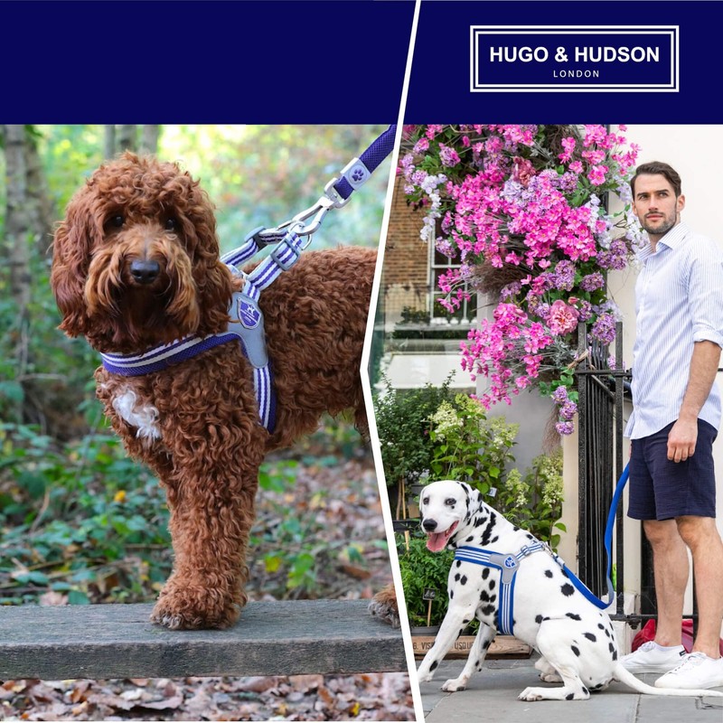 HUGO & HUDSON Easy Walk Dog Harness Adjustable No-Pull Step-in