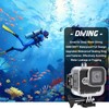 Compatible for Go Pro Hero 11 Mini Black Waterproof Housing