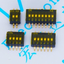 10피스 x SMD SMT 슬라이드 스위치 1P 2P 3P 4P 5P 6P 8P 1.27mm 방식 DIP 검정색 피치 토글 스냅 [03 4 Position] 10 Pieces x SMD SMT Slide Switch 1P 2P 3P 4P 5P 6P 8P 1.27mm Type DIP Black Pitch Toggle Snap [03 4 Position]
