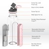 asobu Electrolyte Large Sports Water Bottle with Interchangeable Packet and