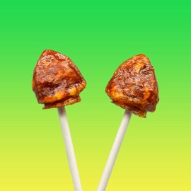 Tatapela 100% Natural Healthy Dried Fruit Lollipops, 12 lollipops, Mango Apricot Hazelnut, No Added Sugar, Gluten Free, Non-GMO, Vegan, Naturally dried, Handcrafted, Made in USA, 5.1oz