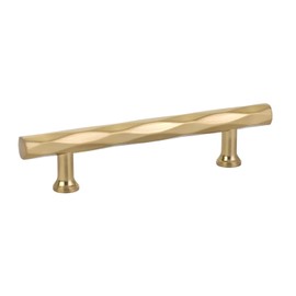 Emtek Tribeca Cabinet Pull, 4" Center-to-Center, Satin Brass