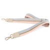 Customized Long Cotton Webbing PU Leather Shoulder Strap Adjustable Single