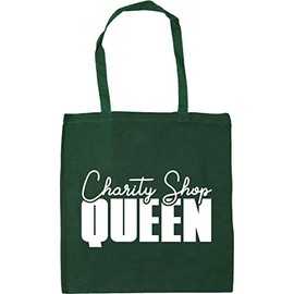 Hippowarehouse Charity Shop Queen Tote Shopping Gym Beach Bag 42cm x38cm, 10 litres