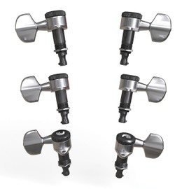 Planet Waves Auto-Trim Tuning Machines 3 + 3 Setup - Chrome