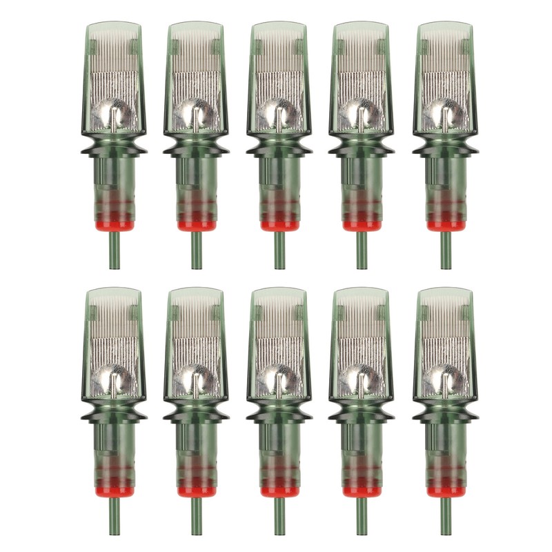 10pcs Curved Shading Needles Disposable Ultra Thin Curved RM Stainless
