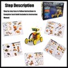 Robot Solare 12 in 1, Giocattolo Educativo con 190 Pezzi,