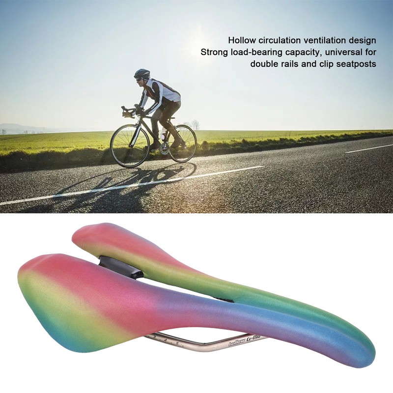 Bike Seat Mountain Road Bike Folding Bike Colored Hollow Circulation