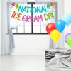 National Ice Cream Day Banner, Ice Cream Bar Decor, Summer
