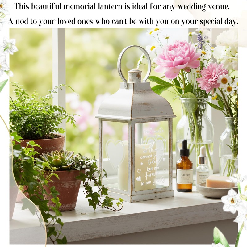 Kittmip Memorial Lantern Sympathy Gifts for Loss of Loved One
